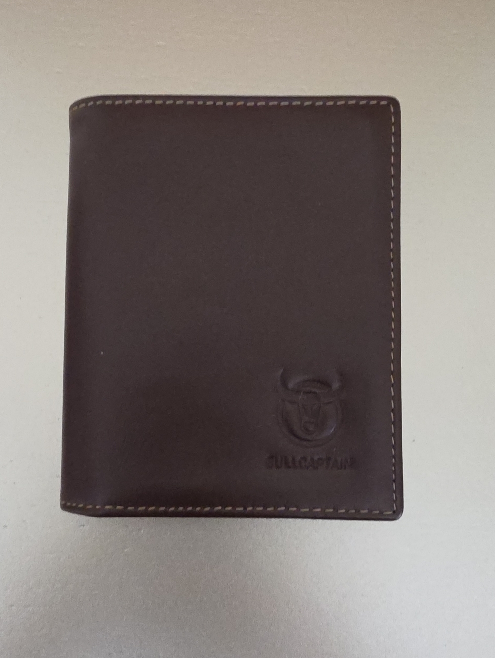 Men's Brown Leather Passport Wallet